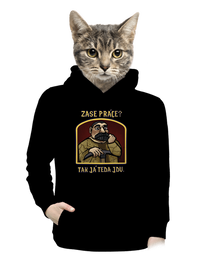 dámska mikina klokanka