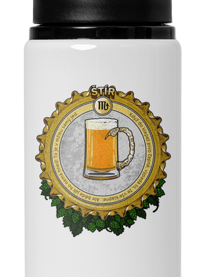 Pivný horoskop: Škorpión flaša na vodu White