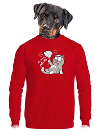 unisex mikina bez kapucne