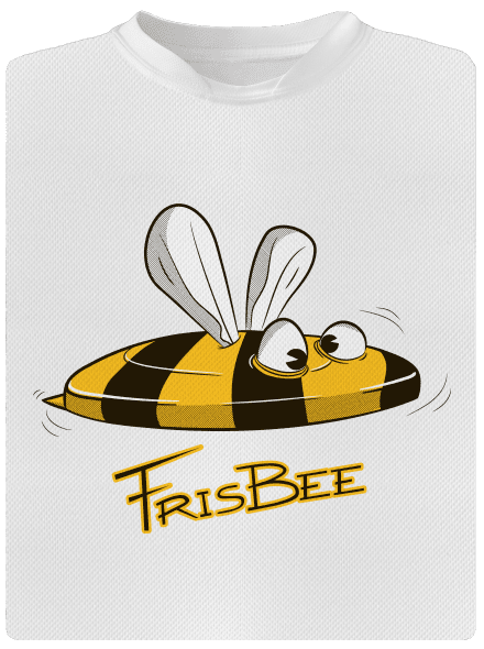 Frisbee detské športové tričko White