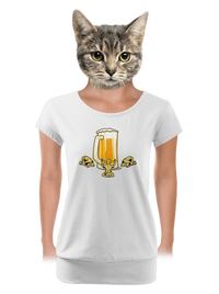 dámske tričko s lemom