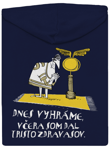Dnes vyhráme pánska mikina na zips Navy