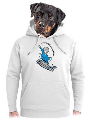 Starý, ako sa cítim unisex mikina premium Snowwhite