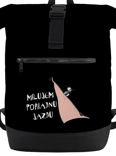Milujem jazdu batoh Black