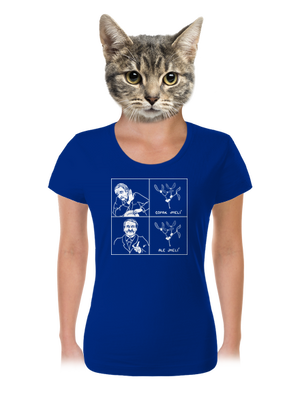 Cimrman: Copak jmelí dámske tričko Royal Blue Mal