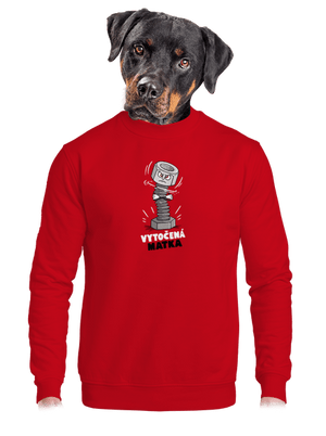 unisex mikina bez kapucne