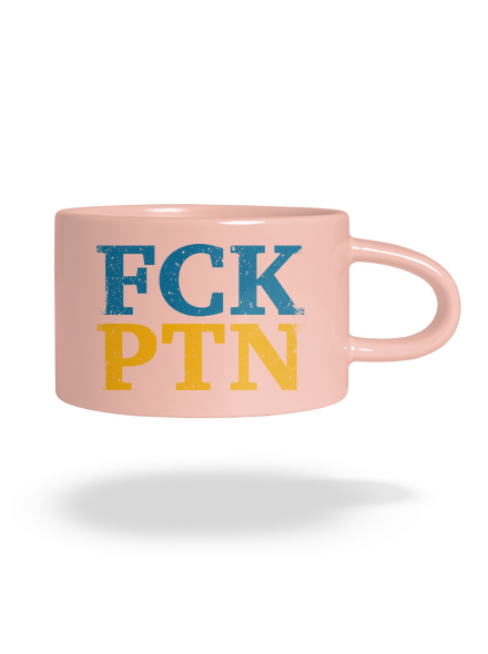 FCK PTN hrnček makronka Pink Macaron