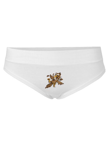 Dážďovkovotrelec dámske nohavičky White