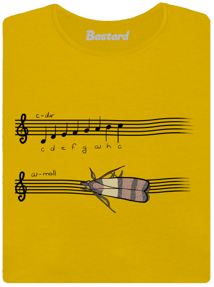 A - moll dámske tričko Yellow