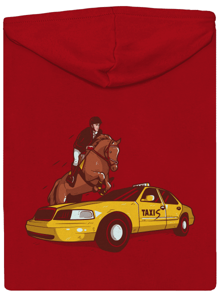 Taxis pánska mikina na zips Red