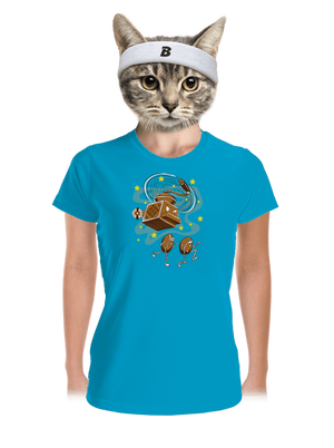 Namelu vás dámske športové tričko Blue Atol