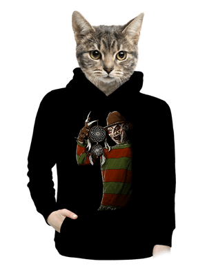 dámska mikina klokanka