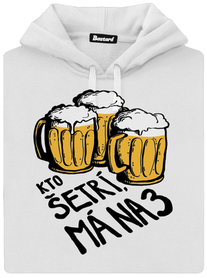 Kto šetrí, má na tri dámska mikina klokanka White