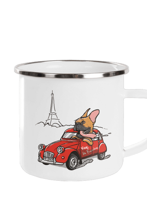 Francúzsky buldoček plecháčik White