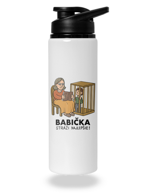 Babička stráži najlepšie flaša na vodu White