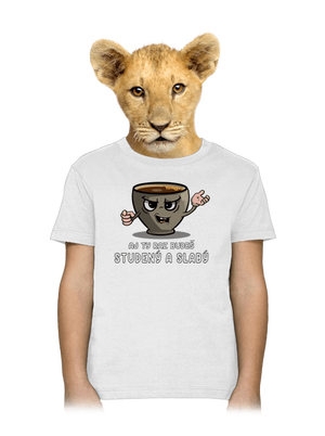 Studená káva detské tričko White