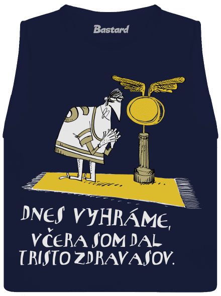 Dnes vyhráme dámske tielko voľné Navy