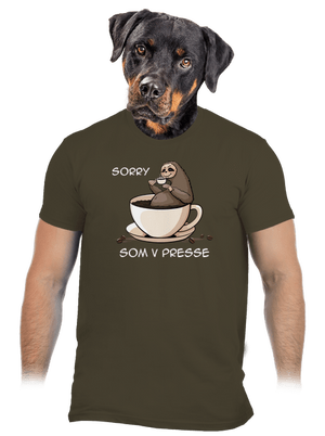 V presse pánske tričko Urban Khaki