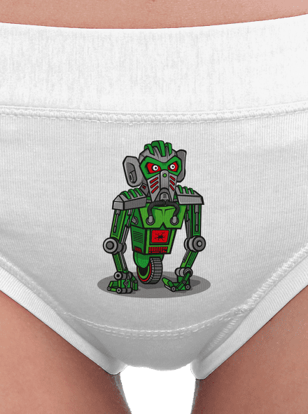 Robo gorilla dámske nohavičky White