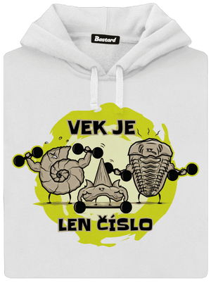 Vek je len číslo dámska mikina klokanka White