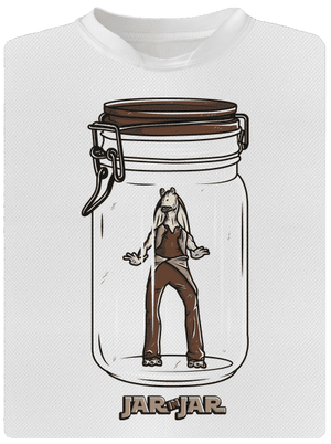 Jar in jar pánske športové tričko White