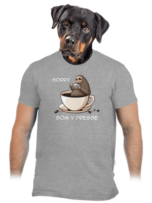 V presse pánske tričko Sport Grey