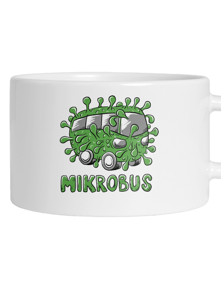 Mikrobus hrnček makronka White