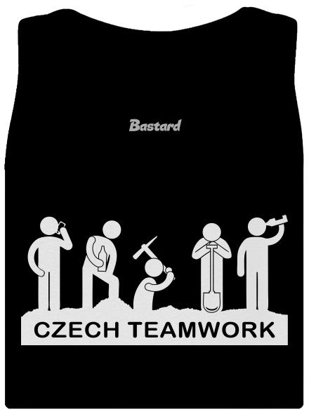 Czech Teamwork dámske tielko klasické Black