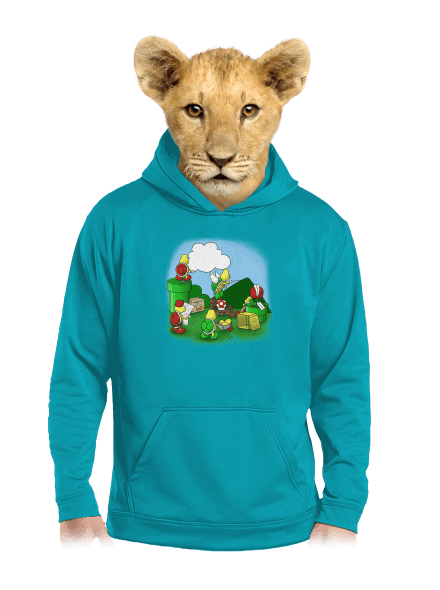 Ako sa stavia nový level? detská mikina klokanka Hawaiian Blue