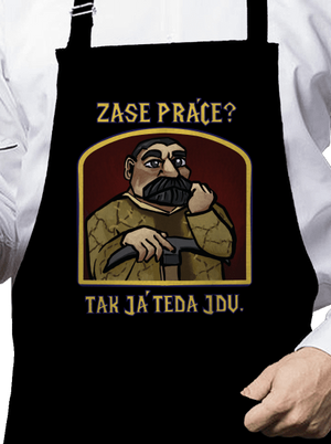 Zase práce? zástera Black