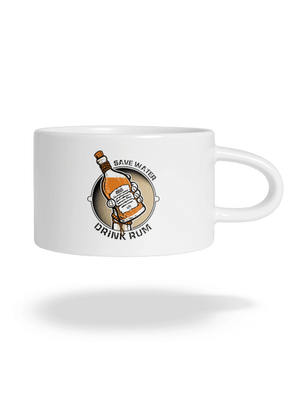 Save water hrnček makronka White