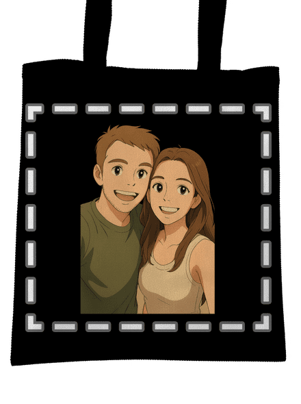 Ghibli efekt z vlastnej fotky taška Black