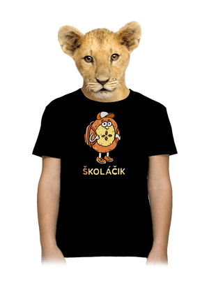 Školáčik detské tričko Black