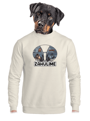 unisex mikina bez kapucne
