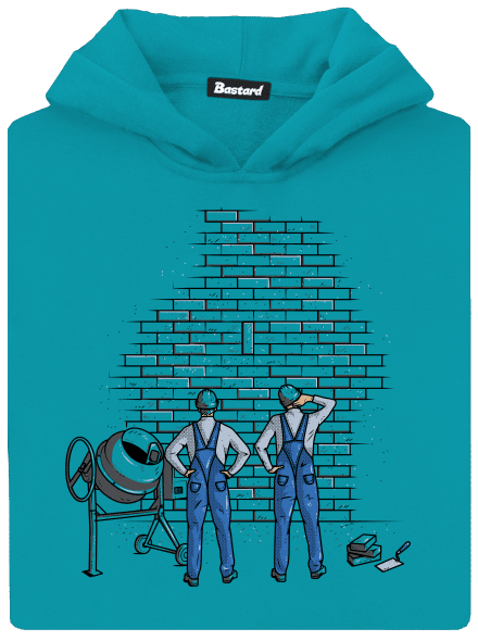 Murári detská mikina klokanka Hawaiian Blue