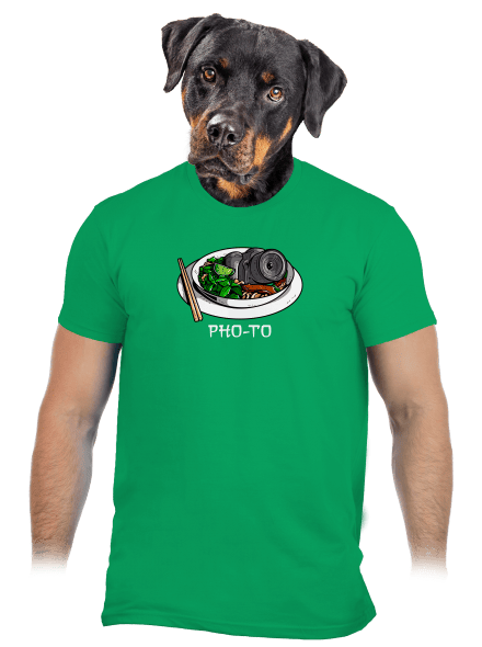 Pho-to pánske tričko Kelly Green