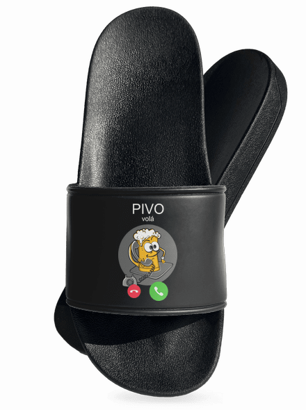Pívo volá šľapky Black