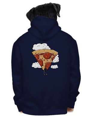 Pizzašutista pánska mikina na zips Navy