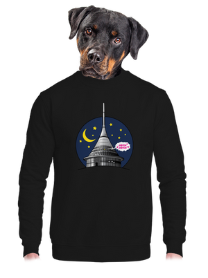 unisex mikina bez kapucne