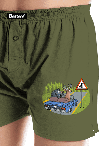 Poľovník pánske trenky Khaki