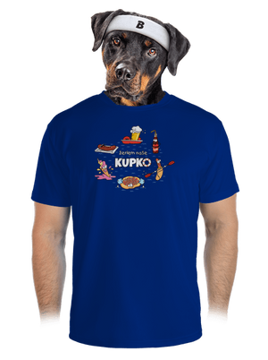 Slovenské kupko pánske športové tričko Royal Blue Mal