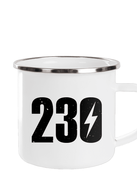 230 V plecháčik White