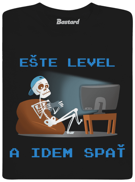 Ešte level detské tričko Black