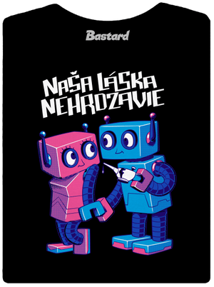 Roboti dámske tričko s lemom Black