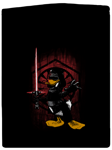 Kylo Duck dámska mikina na zips Black