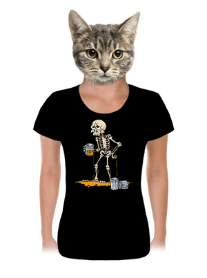 Kosťa dámske tričko Black