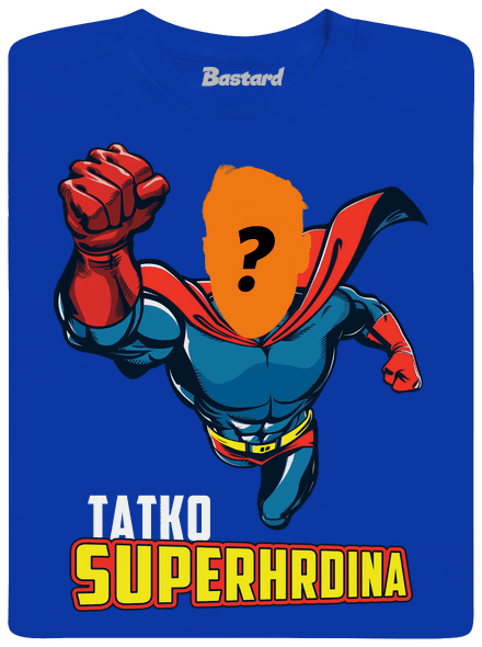 Tatko superhrdina detské tričko Royal Blue