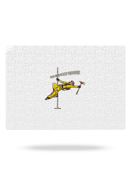 Pole Dance by Dežik puzzle White