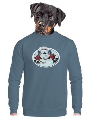 unisex mikina bez kapucne