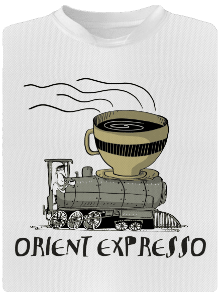 Orient expresso detské športové tričko White